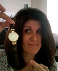 Keri with her watch